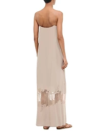 Delphina Silk Maxi Dress