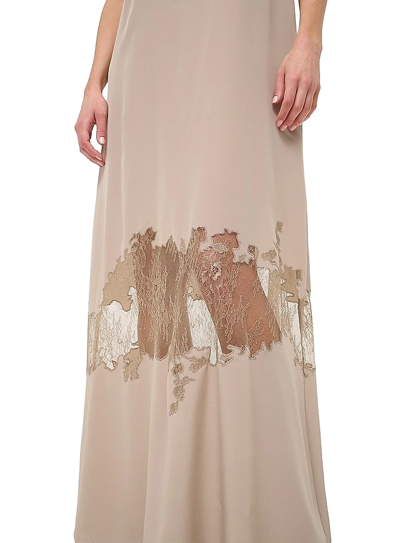 Delphina Silk Maxi Dress