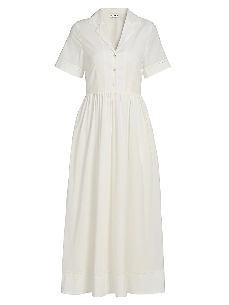 Meryl Voile Midi Shirtdress