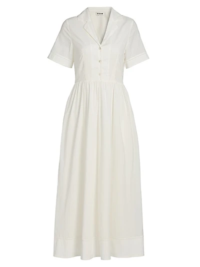 Meryl Voile Midi Shirtdress