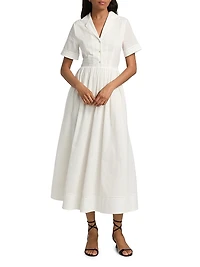 Meryl Voile Midi Shirtdress