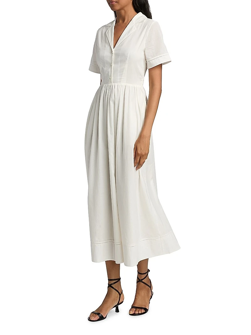 Meryl Voile Midi Shirtdress