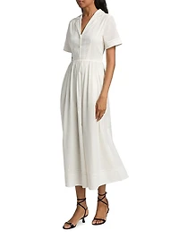 Meryl Voile Midi Shirtdress