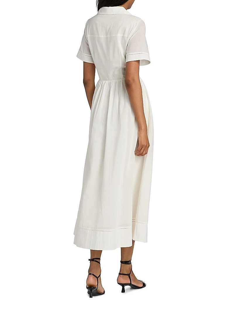 Meryl Voile Midi Shirtdress