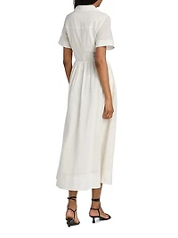 Meryl Voile Midi Shirtdress