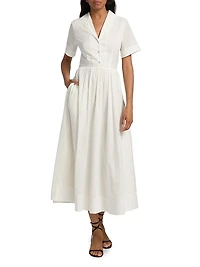 Meryl Voile Midi Shirtdress