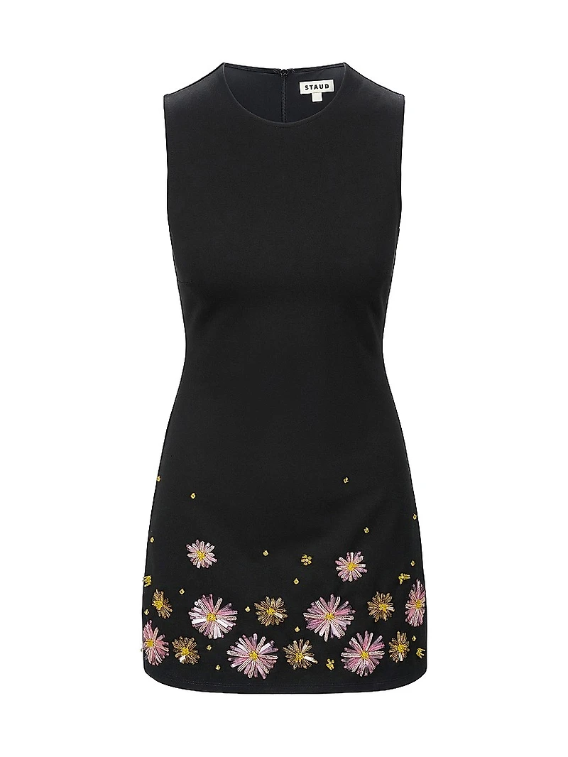 Mercer Glass Beaded Minidress