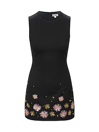 Mercer Glass Beaded Minidress