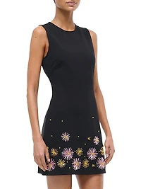 Mercer Glass Beaded Minidress
