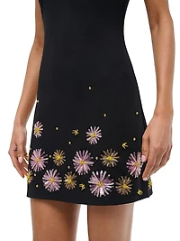 Mercer Glass Beaded Minidress