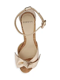 Maxi Clarita 120MM Leather Platform Sandals