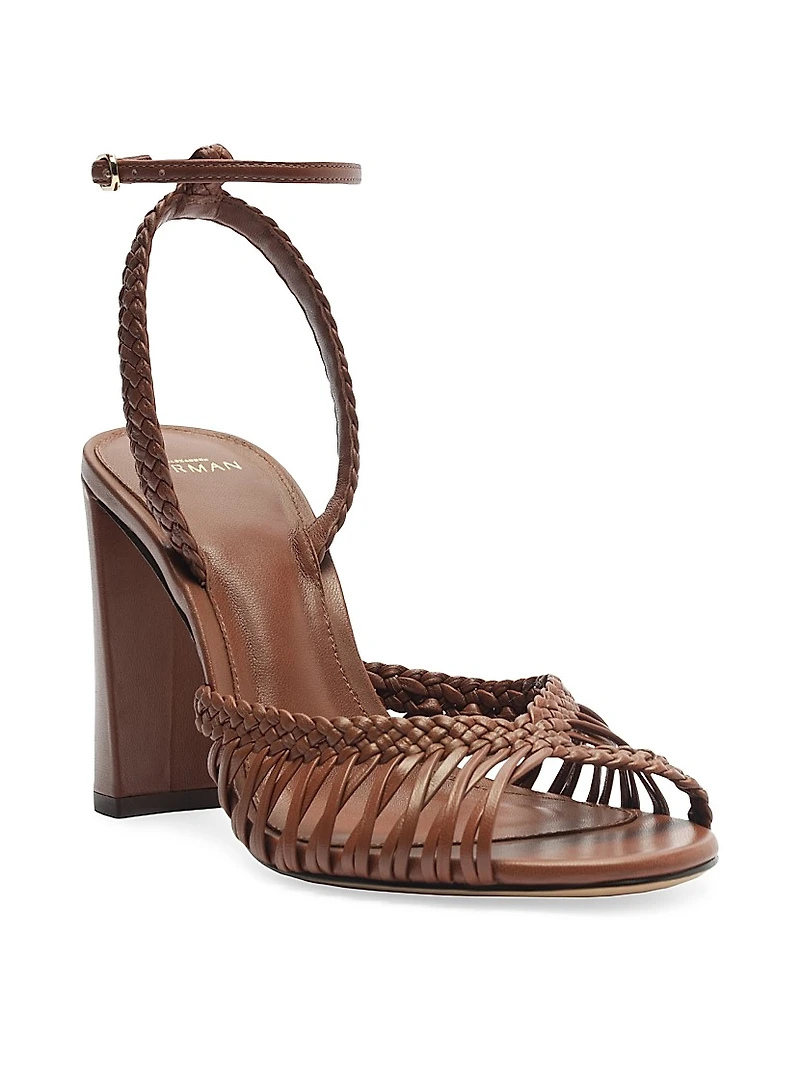 Agatha 90MM Strappy Leather Sandals