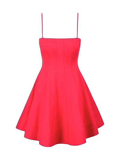 Wylie Cotton Poplin Fit & Flare Minidress