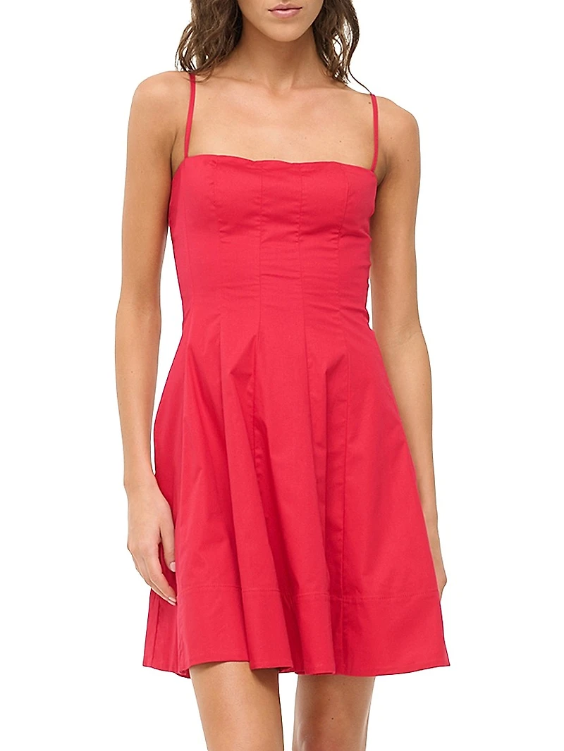 Wylie Cotton Poplin Fit & Flare Minidress