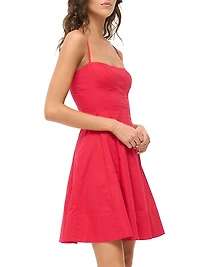 Wylie Cotton Poplin Fit & Flare Minidress