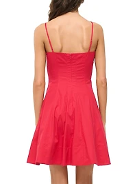 Wylie Cotton Poplin Fit & Flare Minidress