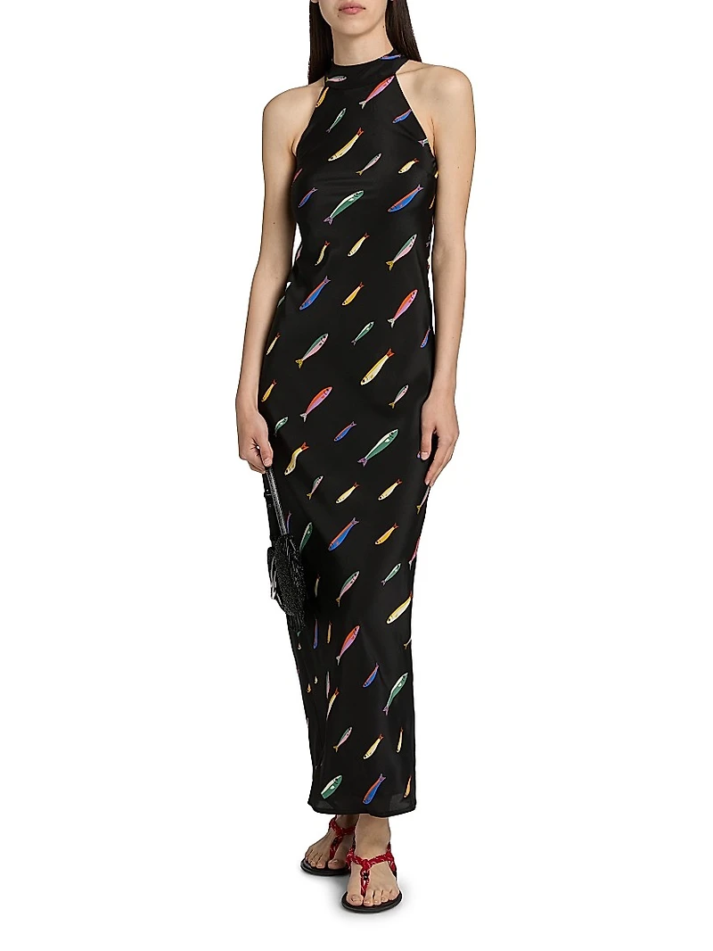 Winnie Silk Maxi Dress