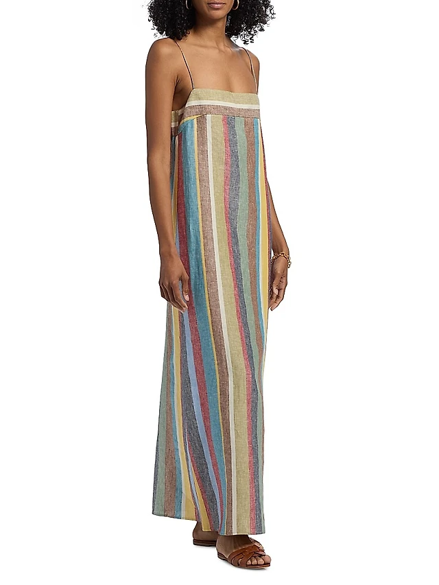 Banana Republic Silk-Linen Maxi Dress | The Summit