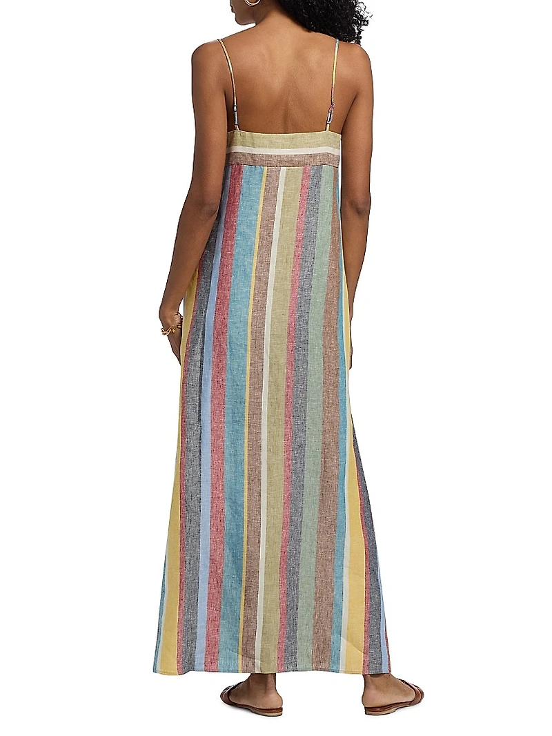 Laura Linen Maxi Dress