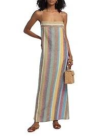 Laura Linen Maxi Dress