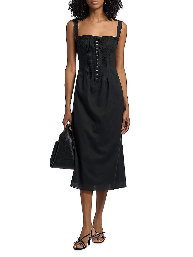 Matilde Cotton Midi-Dress