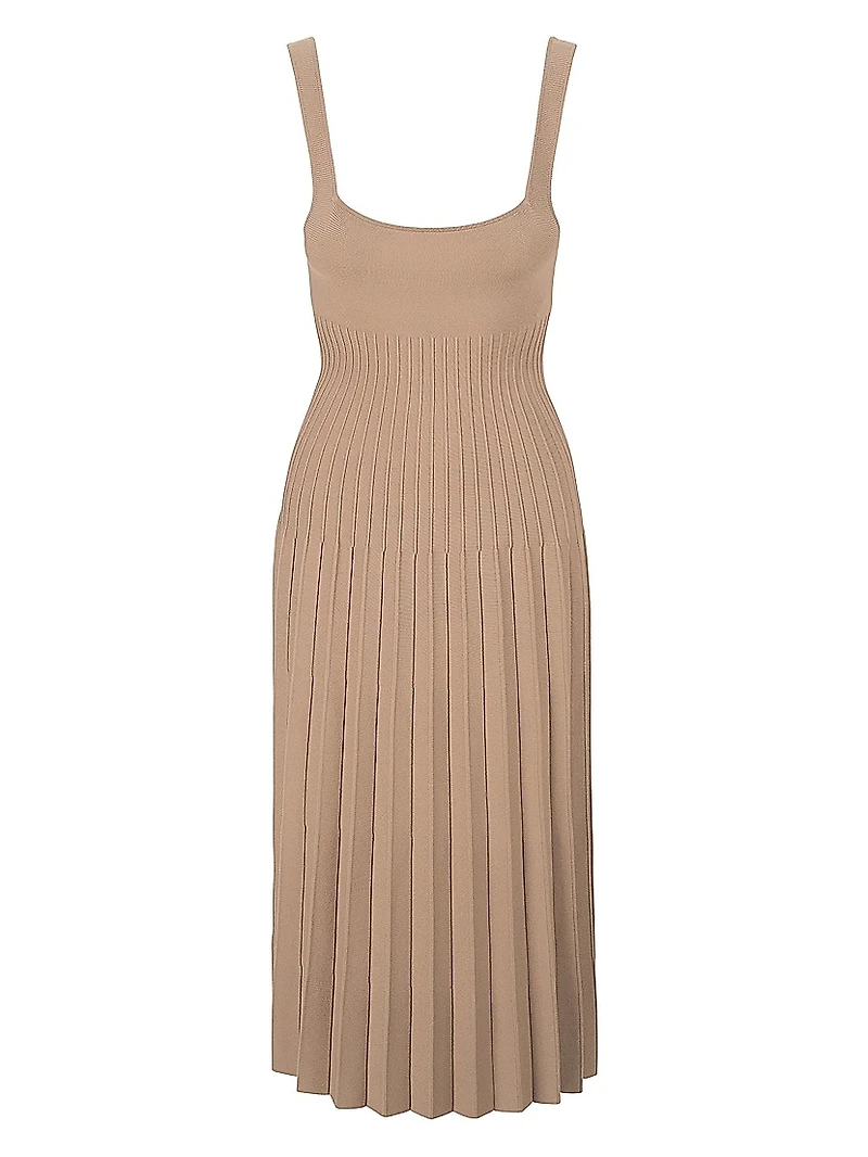 Ellison Compact-Knit Midi-Dress