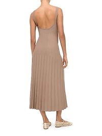 Ellison Compact-Knit Midi-Dress