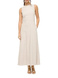 Martine Linen Maxi Dress