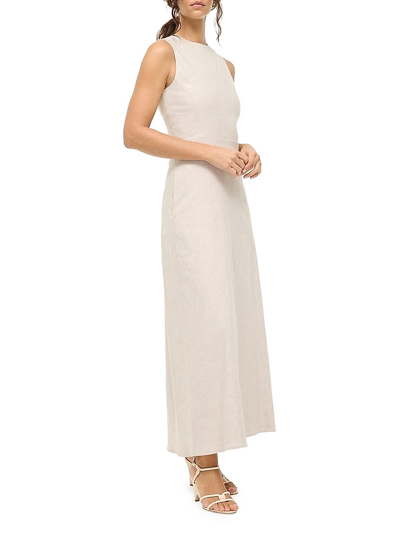 Martine Linen Maxi Dress