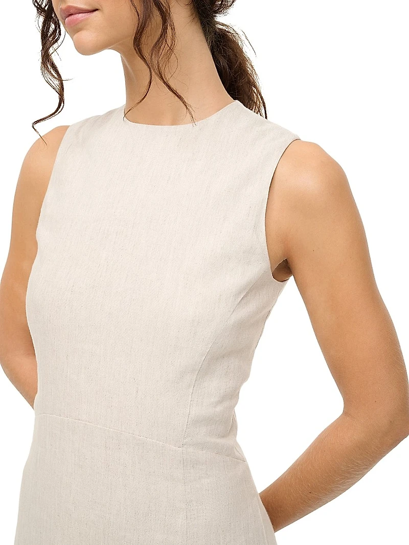 Martine Linen Maxi Dress