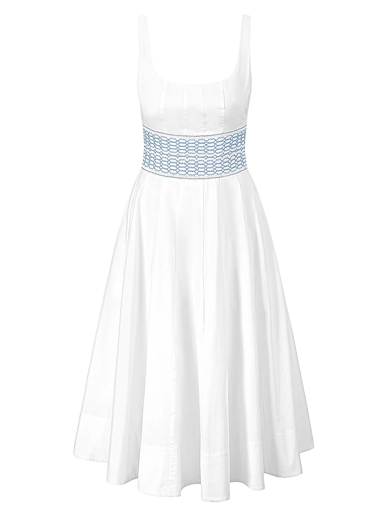 Rig Cotton Poplin Fit & Flare Dress