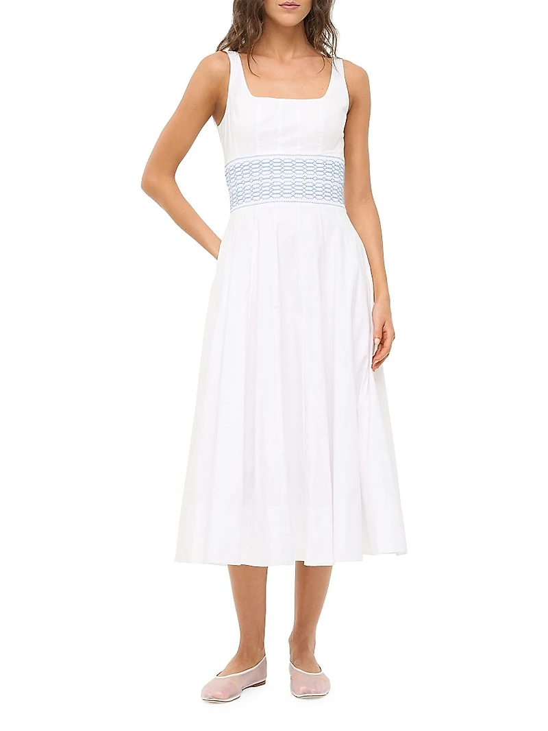 Rig Cotton Poplin Fit & Flare Dress