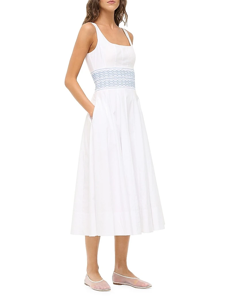 Rig Cotton Poplin Fit & Flare Dress