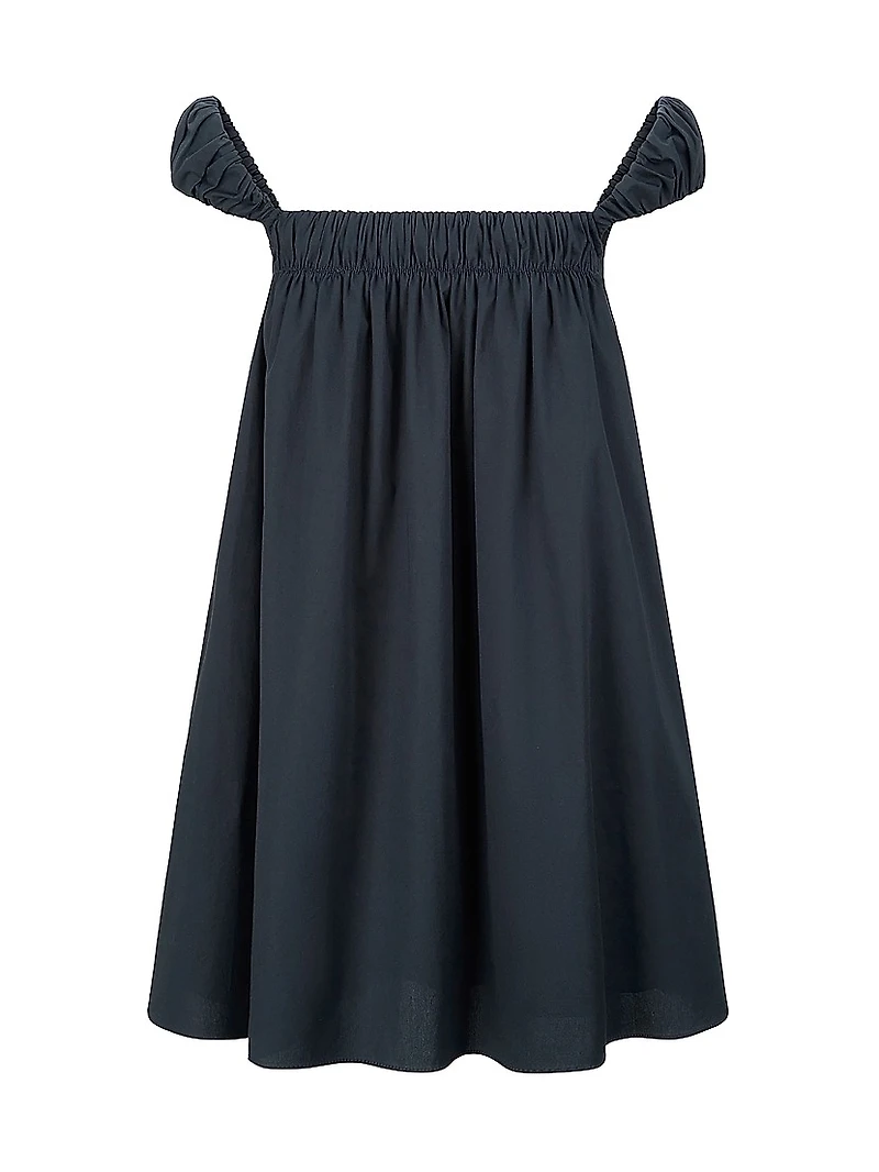 Beau Poplin Babydoll Minidress