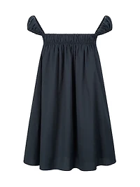 Beau Poplin Babydoll Minidress