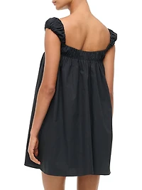 Beau Poplin Babydoll Minidress
