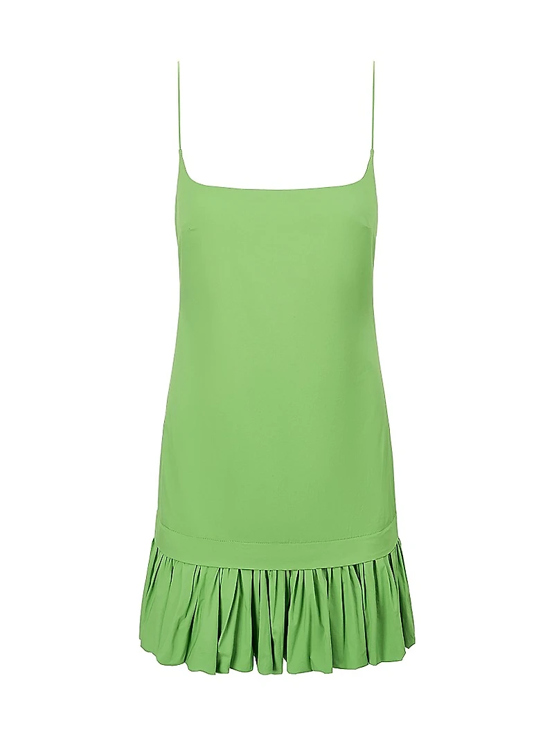 Ari Poplin Drop-Waist Minidress