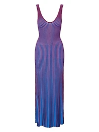 Claretta Rib-Knit Maxi Dress