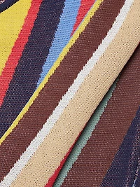 Lexi Striped One-Shoulder Crop Top