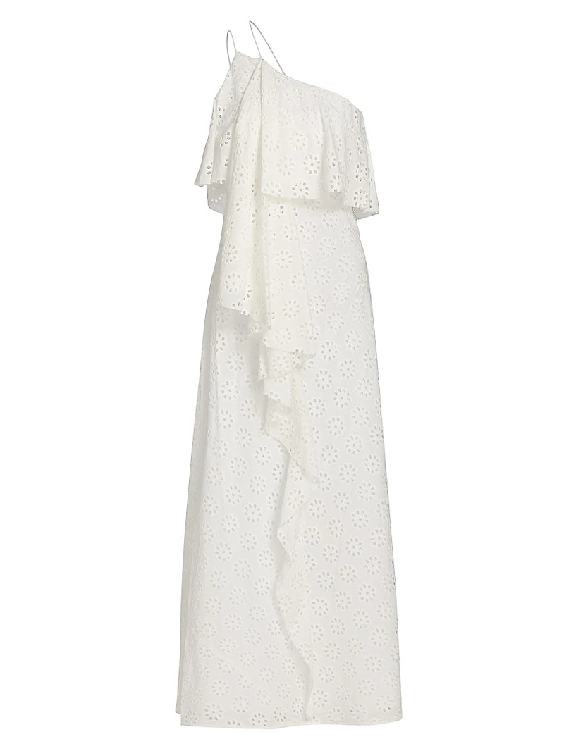 Isa Eyelet Maxi Dress