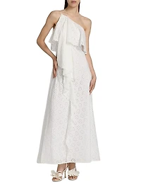Isa Eyelet Maxi Dress