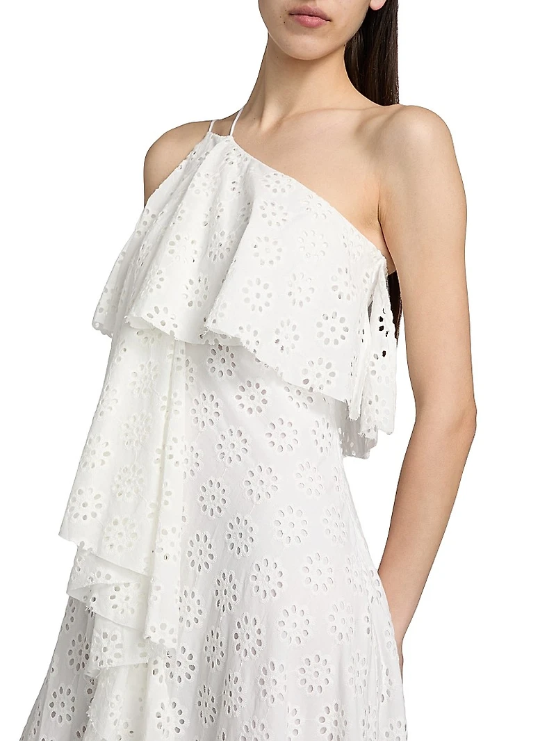 Isa Eyelet Maxi Dress