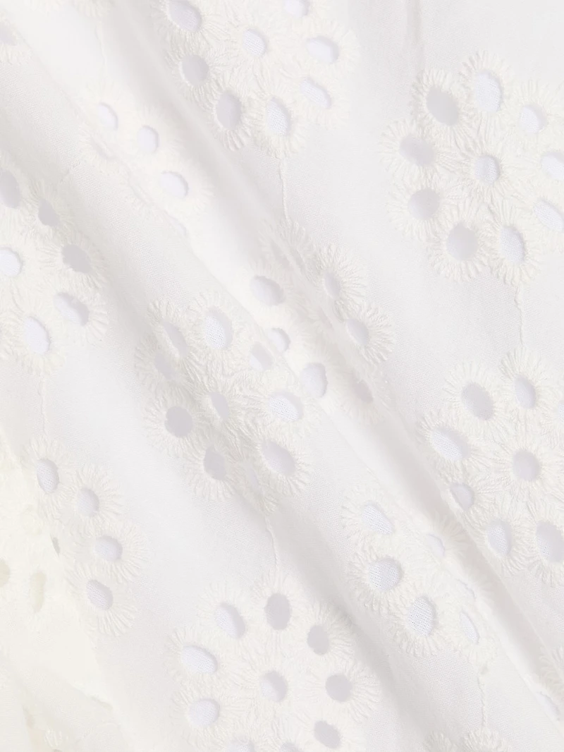 Isa Eyelet Maxi Dress