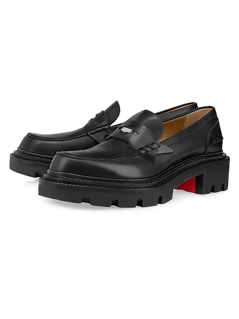 Moc College Leather Loafers