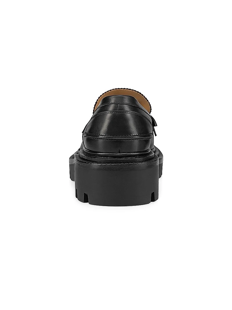 Moc College Leather Loafers