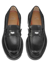 Moc College Leather Loafers