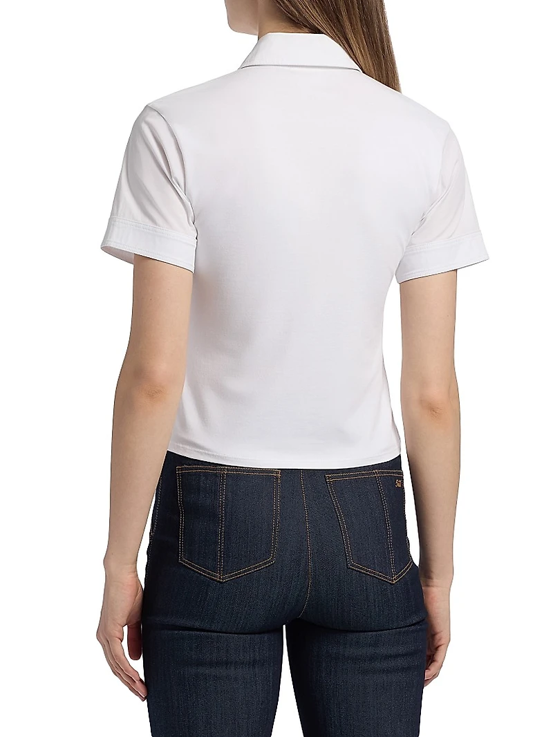 Tiana Cotton-Blend Top