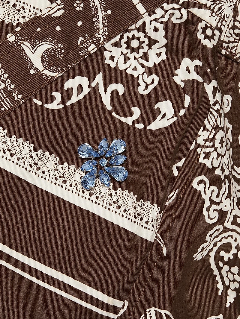 Zola Bandana Cotton Twill Military Pants