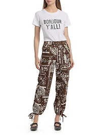 Zola Bandana Cotton Twill Military Pants
