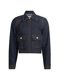 Lydie Boxy-Fit Denim Jacket